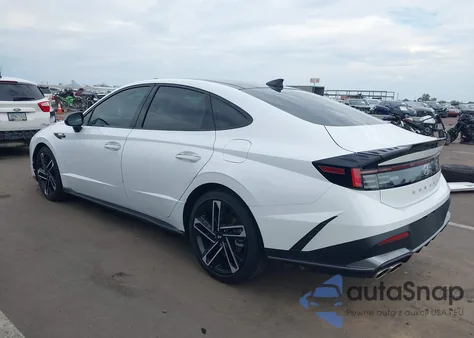 2025 Hyundai Sonata N Line z USA, uszkodzony, nr VIN KMHL54JC5SA495626